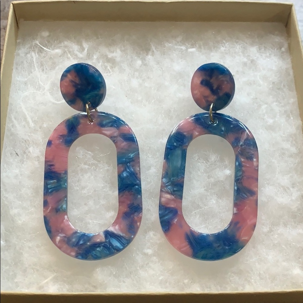 multi color earrings